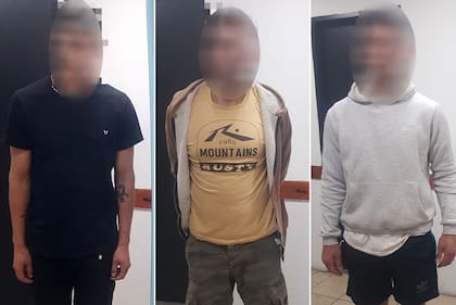 Los tres sospechosos detenidos