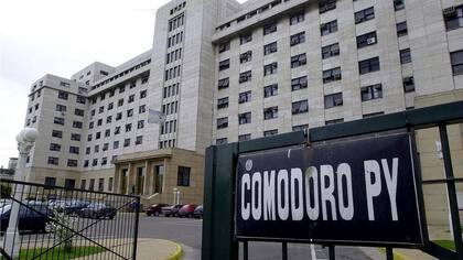 El edificio de los tribunales de Comodoro Py