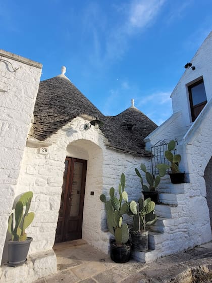 Los trullis con muy fotogénicos y están preservados estrictamente.