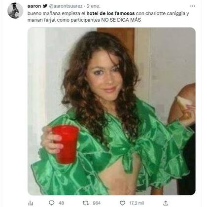 Los tuiteros también expusieron sus preferencias a la hora de mencionar a los participantes de El hotel de los famosos