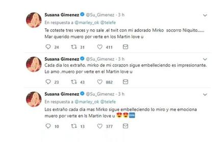 Los tuits de Susana cuando se confundía esa red social con el WhatsApp