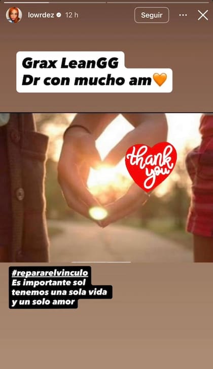 Los últimos posteos de Lourdes de Bandana