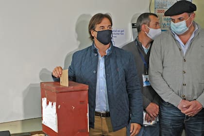 El presidente uruguayo Luis Lacalle Pou