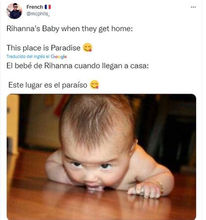 Los usuarios aseguran que al bebé de Rihanna no le faltará nada