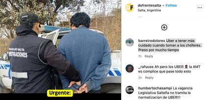 Los usuarios de la red social Instagram respondieron con indignación ante el abuso sexual del remisero.