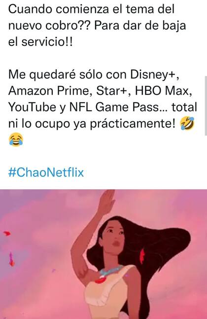 Los usuarios de Netflix hicieron críticas y utilizaron imágenes de series y producciones emblemáticas