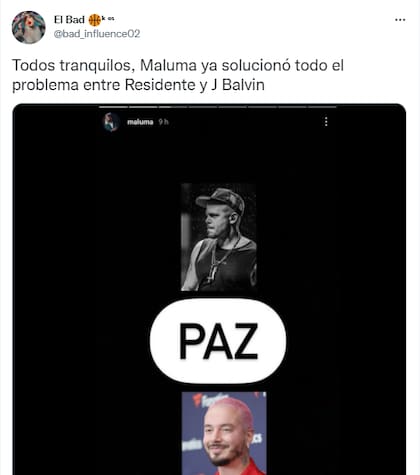 Los usuarios de Twitter apuntaron contra Maluma por su pedido de paz