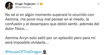 Los usuarios de Twitter apuntaron la violencia de la escena.