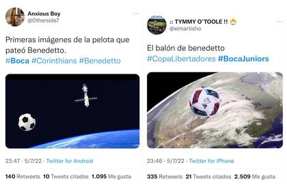 Los usuarios de Twitter hicieron memes sobre el partido de Boca (Foto: Captura de Twitter)