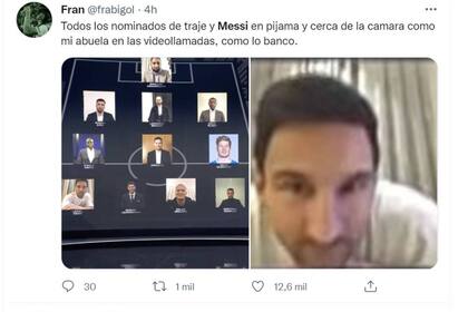 Los usuarios de Twitter señalaron la apariencia informal del Lionel Messi y aseguraron que estba en pijama