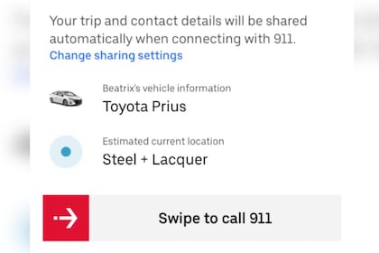 Los usuarios de Uber pueden reportar inconvenientes o emergencias de forma directa a través de la app