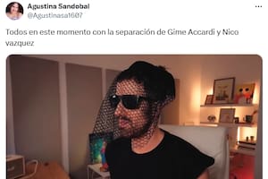 Los usuarios le pusieron humor a la triste noticia de la separación de Nico Vázquez y Gime Accardi