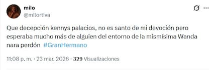 Los usuarios reaccionaron a la salida de Kennys Palacios