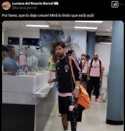 Los usuarios reaccionaron ante el nuevo look de Lionel Messi