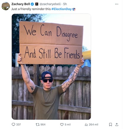 Los usuarios reaccionaron con memes a las elecciones de Estados Unidos