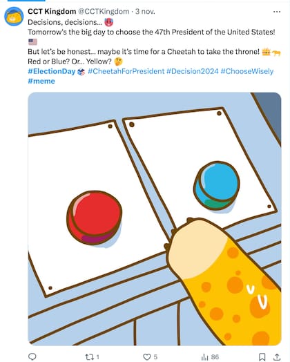 Los usuarios reaccionaron con memes a las elecciones de Estados Unidos