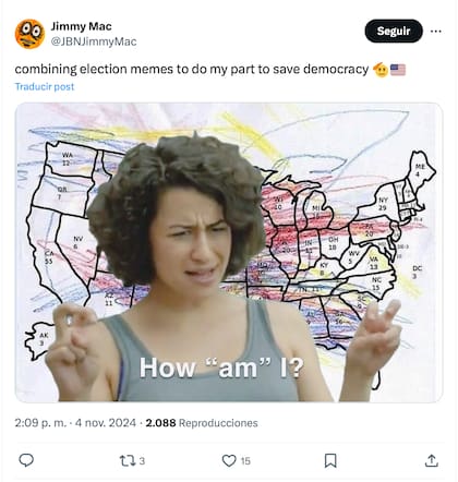 Los usuarios reaccionaron con memes a las elecciones de Estados Unidos