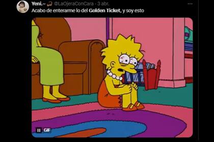 Los usuarios rechazan al Golden Ticket (Captura X)