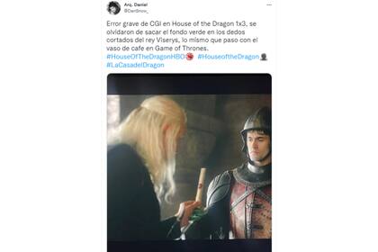 Los usuarios recordaron cuando un vaso de café apareció en una escena de Game of Thrones (Foto: Captura de Twitter)