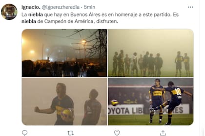 Los usuarios recordaron el partido de Boca (Captura Twitter)