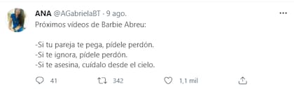Los usuarios repudiaron el video de Barbie Abreu en Twitter