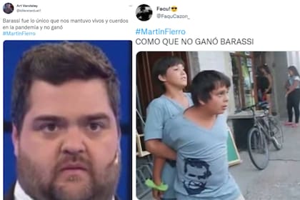 Los usuarios se enojaron porque perdió Dario Barassi (Captura Twitter)