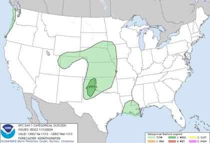 Los valles de Ohio, Tennessee y Misisipi enfrentan lluvias torrenciales y posibles inundaciones hoy y durante el miércoles.
