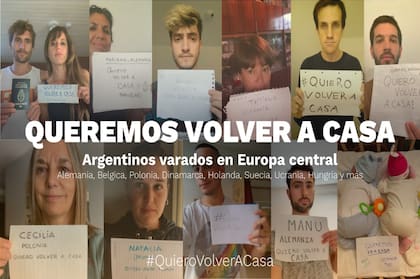 La campaña organizada por argentinos varados en Europa central