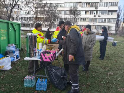 Los vecinos de Dniproskyi, tras los ataques