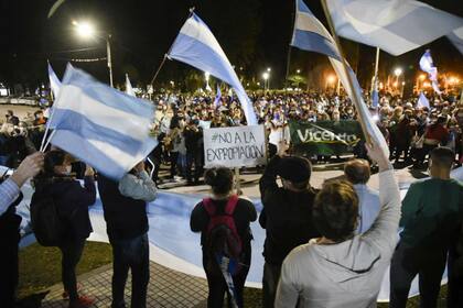 Los vecinos donde nació Vicentin, en otra protesta contra la expropiación