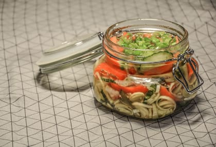 Los vegetales en escabeche son una gran fuente de fibra