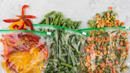 Los vegetales son los alimentos ideales para congelar y que mantengan sus propiedades