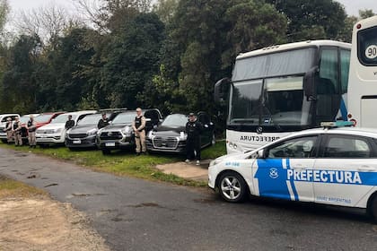 Los vehículos fueron secuestrados por orden del juez federal de Campana, Adrián González Charvay