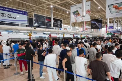 Los venezolanos deportados fueron recibidos en el Aeropuerto Internacional Simón Bolívar de Maiquetía