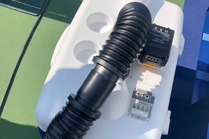 US Open: los ventiladores portátiles que usarán los jugadores están conectados a una heladera con hielo