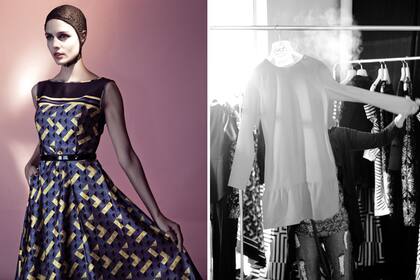 Los vestidos tienen falda con volumen