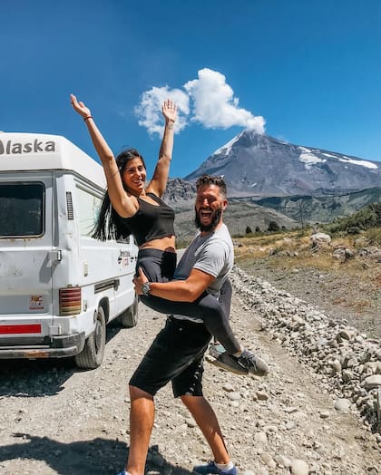 Los viajeros fueron mostrando todo su viaje en redes sociales (Foto: @americando_)