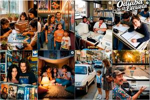 Cómo funcionan las cuentas que usan IA para recuperar el mundo de los 80 y los 90