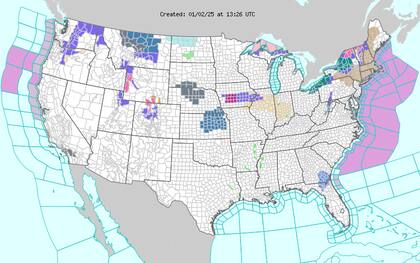 Los vientos del noroeste mantendrán la sensación térmica en Nueva York por debajo de los -6 °C, con ráfagas de hasta 80 km/h