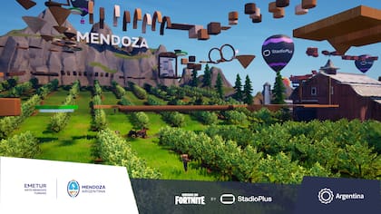 Los viñedos de Mendoza en Fortnite