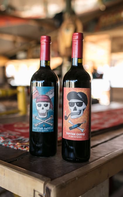 Los vinos Capitán Garfio de Patrick Monaco.