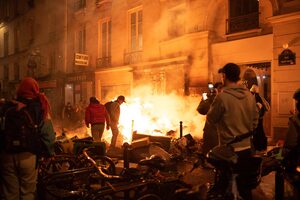 Violentos disturbios en Francia: más de un millón de manifestantes en las calles, 80 detenidos y 123 policías heridos