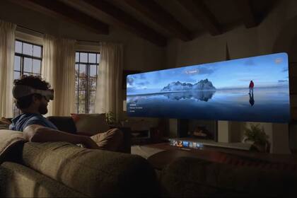 Los Vision Pro tienen su propia batería, y una cámara 3D para capturar imágenes con profundidad