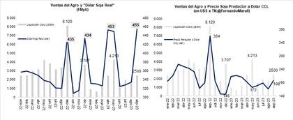 Los volúmenes operados y su impacto en el mercado cambiario oficial