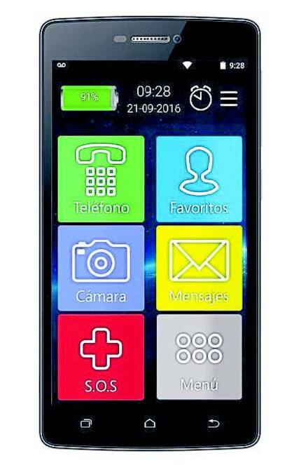 Senior, el teléfono para personas mayores de Coradir