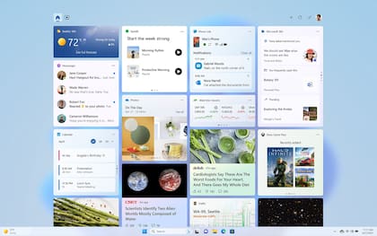 Los widgets de Windows 11 que llegan en la nueva actualización