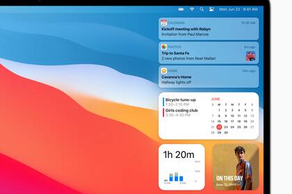 Los widgets en macOS Big Sur muestran una mayor integración con iOS, como revelan varios de los cambios que tiene el sistema operativo de Apple para su línea de computadoras