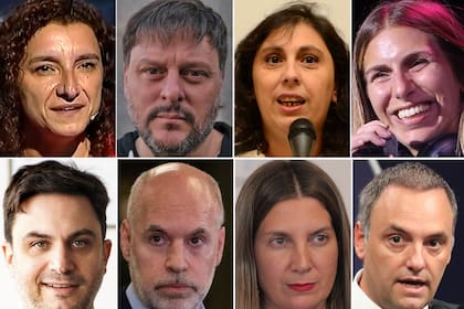 Los principales candidatos de las elecciones legislativas en CABA 2025