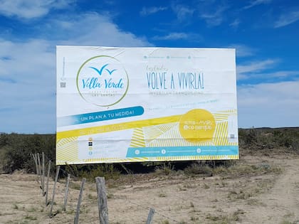 Loteo del barrio de Villa Verde en Las Grutas