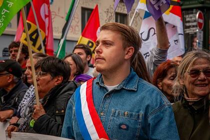 Louis Boyard es diputado del partido de izquierda radical La France Insoumise (LFI)